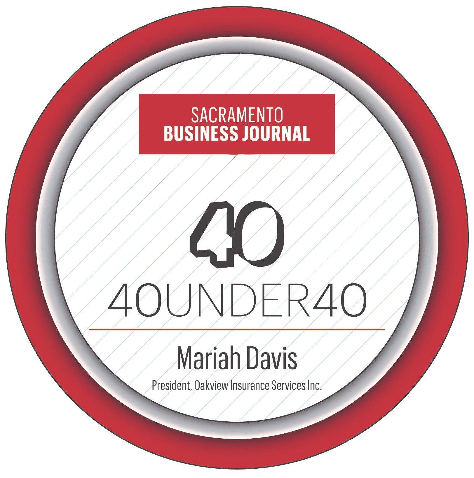Sacramento Business Journal 40 under 40 Mariah Davis
